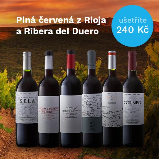 Plná červená z Rioja a Ribera del Duero