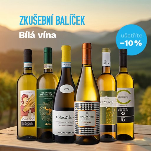 Zkušební balíček - bílá vína