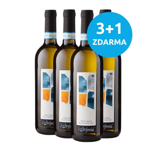 Pinot Grigio Delle Venezie DOC 2024, 3+1 ZDARMA