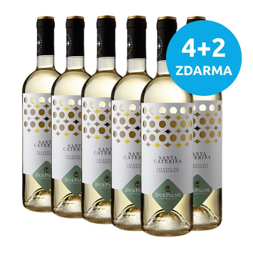 Chardonnay "Santa Caterina" Salento IGP 2024, 4+2 ZDARMA
