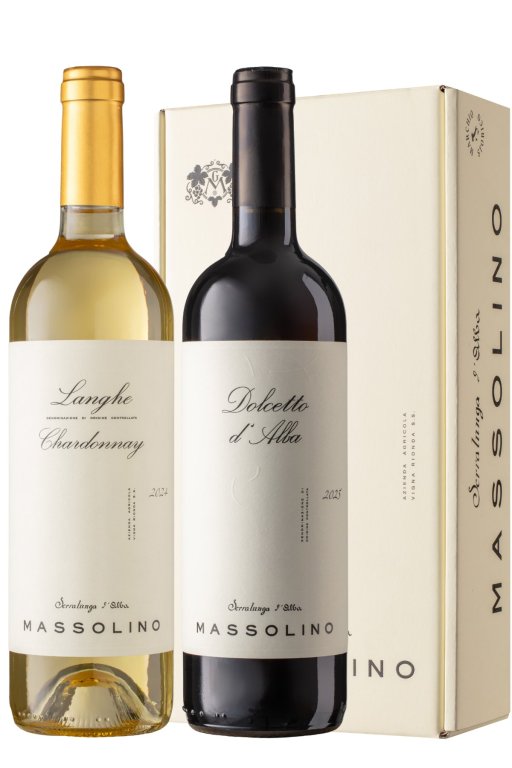 Dárkový set Dolcetto & Chardonnay – Massolino